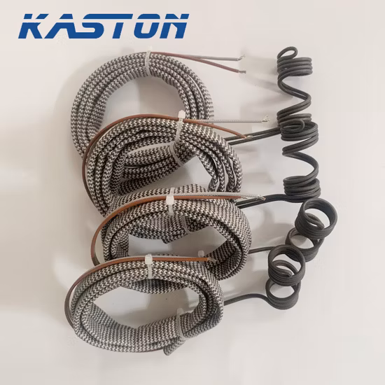 220 V 2 kW elektrische Edelstahl-E-Nagel-Feder-Heißkanal-Induktionsheizspule